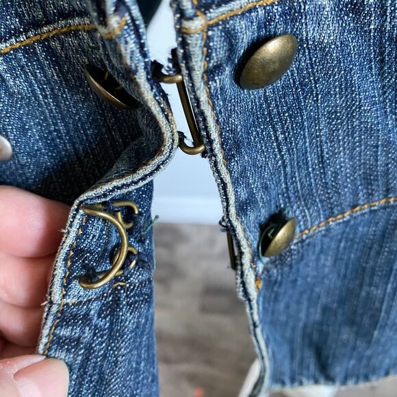 Faded Glory Denim Coat Vintage - Picture 15 of 16